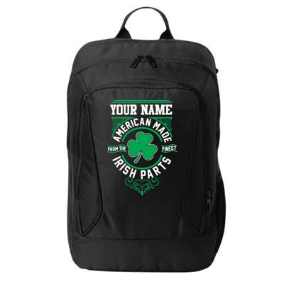 Personalize American Made Irish Parts St Patrick's Day City Backpack