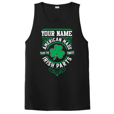 Personalize American Made Irish Parts St Patrick's Day PosiCharge Competitor Tank