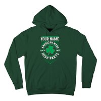 Personalize American Made Irish Parts St Patrick's Day Hoodie