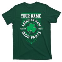 Personalize American Made Irish Parts St Patrick's Day T-Shirt