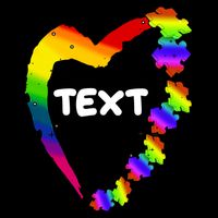 Personalize Autism Heart Custom Text Youth Performance Sprint T-Shirt