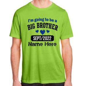 Personalize Big Brother Custom Date And Name Adult ChromaSoft Performance T-Shirt