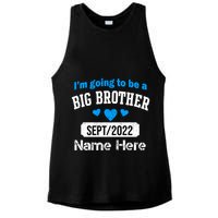 Personalize Big Brother Custom Date And Name Ladies PosiCharge Tri-Blend Wicking Tank