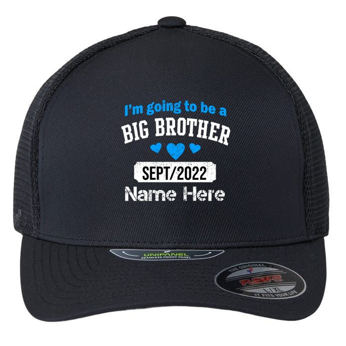 Personalize Big Brother Custom Date And Name Flexfit Unipanel Trucker Cap