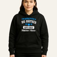 Personalize Big Brother Custom Date And Name Hoodie