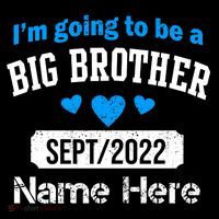 Personalize Big Brother Custom Date And Name Sweatshirt