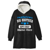 Personalize Big Brother Custom Date And Name Hooded Wearable Blanket