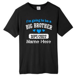 Personalize Big Brother Custom Date And Name Tall Fusion ChromaSoft Performance T-Shirt