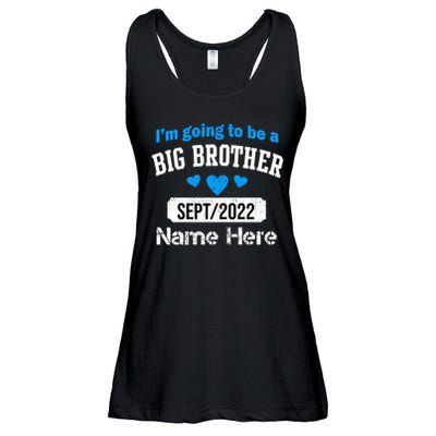 Personalize Big Brother Custom Date And Name Ladies Essential Flowy Tank