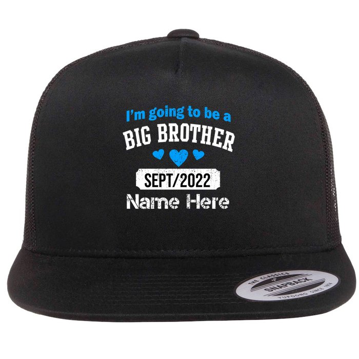 Personalize Big Brother Custom Date And Name Flatbill Hat