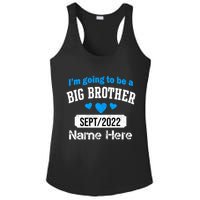 Personalize Big Brother Custom Date And Name Ladies PosiCharge Competitor Racerback Tank