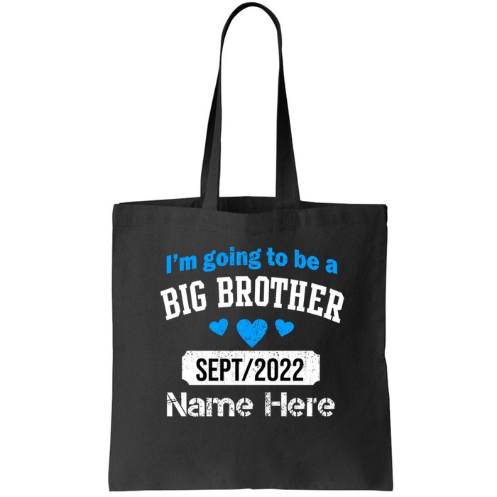 Personalize Big Brother Custom Date And Name Bag