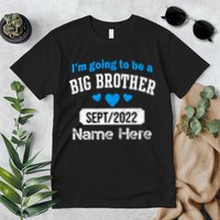 Personalize Big Brother Custom Date And Name Premium T-Shirt