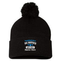 Personalize Big Brother Custom Date And Name Pom Pom 12in Knit Beanie