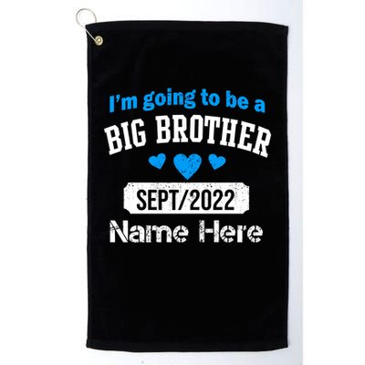 Personalize Big Brother Custom Date And Name Golf Towel