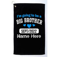 Personalize Big Brother Custom Date And Name Golf Towel