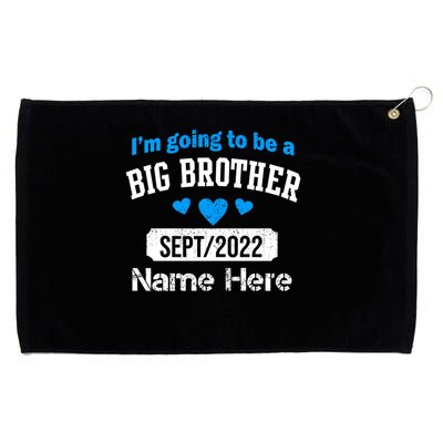 Personalize Big Brother Custom Date And Name Grommeted Golf Towel