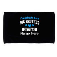 Personalize Big Brother Custom Date And Name Microfiber Hand Towel
