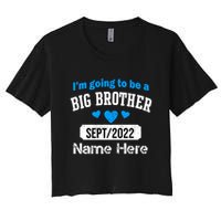 Personalize Big Brother Custom Date And Name Crop Top