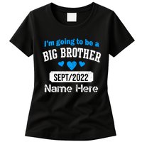 Personalize Big Brother Custom Date And Name Womens T-Shirt