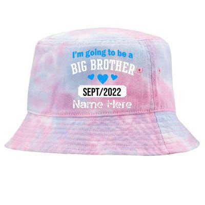 Personalize Big Brother Custom Date And Name Tie-Dyed Bucket Hat