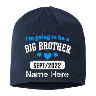 Personalize Big Brother Custom Date And Name Sustainable Beanie