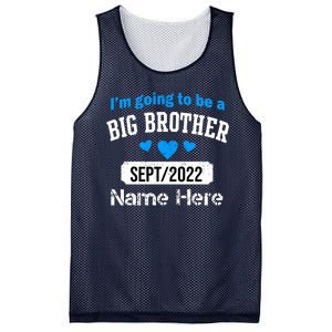 Personalize Big Brother Custom Date And Name Mesh Reversible Basketball Jersey Tank