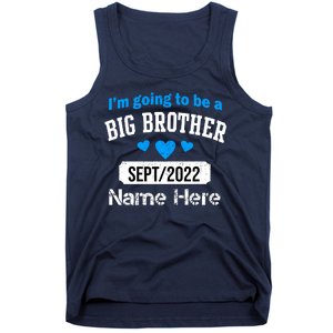 Personalize Big Brother Custom Date And Name Tank Top