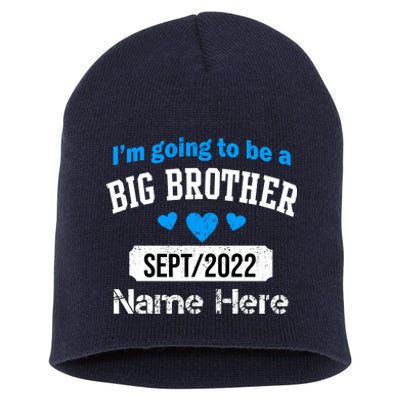 Personalize Big Brother Custom Date And Name Short Acrylic Beanie