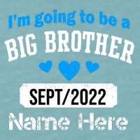Personalize Big Brother Custom Date And Name Sueded Cloud Jersey T-Shirt