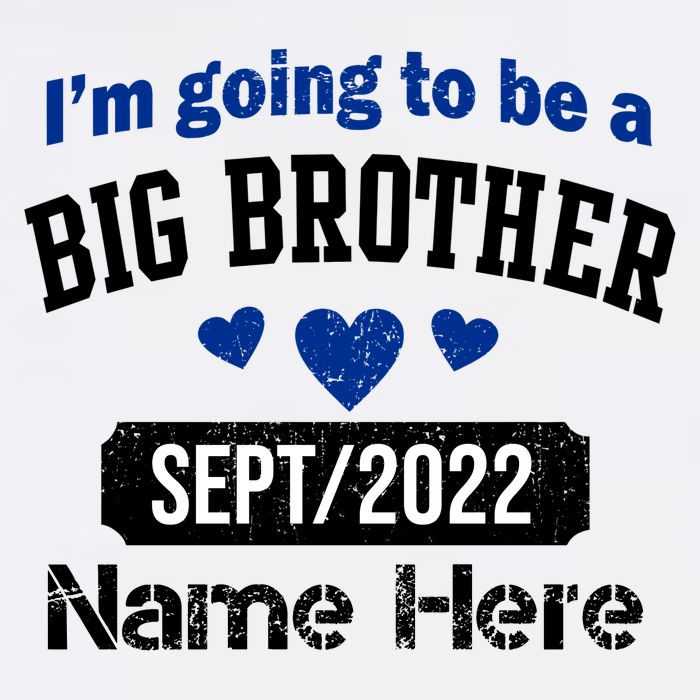 Personalize Big Brother Custom Date And Name Garment-Dyed Sweatshirt