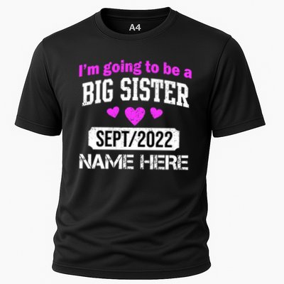 Personalize Big Sister Est Custom Year And Name  Performance Shirt