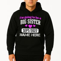Personalize Big Sister Est Custom Year And Name  Hoodie