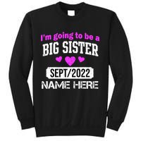 Personalize Big Sister Est Custom Year And Name  Sweatshirt