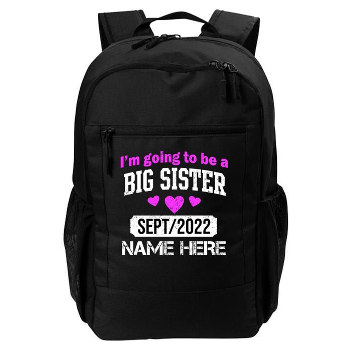 Personalize Big Sister Est Custom Year And Name  Backpack