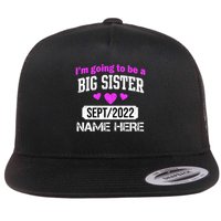 Personalize Big Sister Est Custom Year And Name  Flatbill Hat