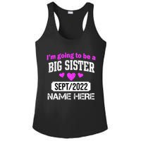 Personalize Big Sister Est Custom Year And Name  Ladies PosiCharge Competitor Racerback Tank