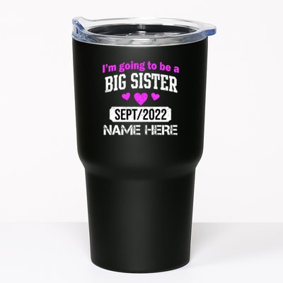Personalize Big Sister Est Custom Year And Name  Tumbler