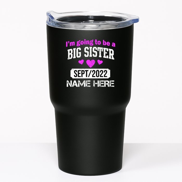 Personalize Big Sister Est Custom Year And Name  Tumbler