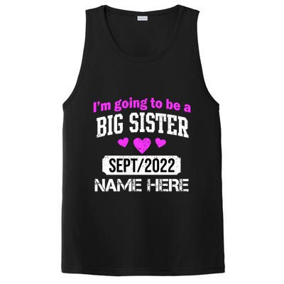 Personalize Big Sister Est Custom Year And Name  PosiCharge Competitor Tank