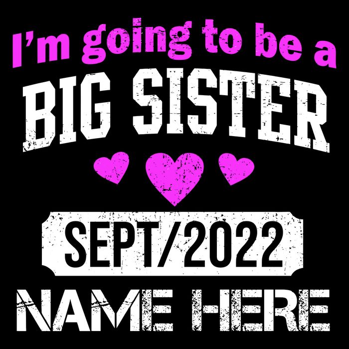 Personalize Big Sister Est Custom Year And Name  Wool Snapback Cap