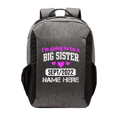 Personalize Big Sister Est Custom Year And Name  Vector Backpack