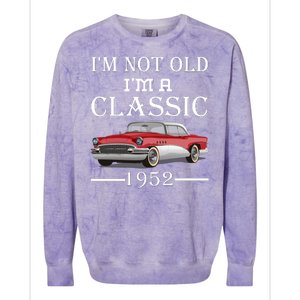 Personalize Birthday Year I'm not Old I'm a Classic Car Colorblast Crewneck Sweatshirt