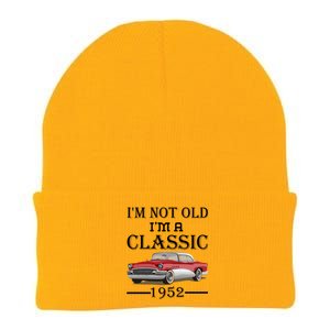 Personalize Birthday Year I'm not Old I'm a Classic Car Knit Cap Winter Beanie