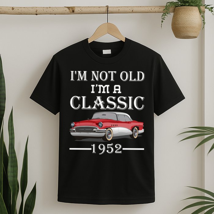 Personalize Birthday Year I'm not Old I'm a Classic Car T-Shirt