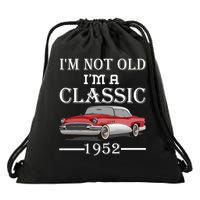 Personalize Birthday Year I'm not Old I'm a Classic Car Drawstring Bag