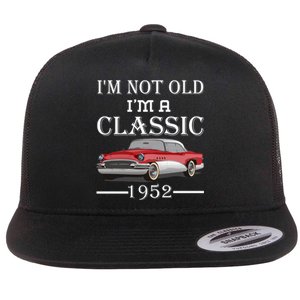 Personalize Birthday Year I'm not Old I'm a Classic Car Flat Bill Trucker Hat