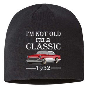 Personalize Birthday Year I'm not Old I'm a Classic Car Sustainable Beanie