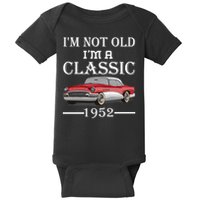 Personalize Birthday Year I'm not Old I'm a Classic Car Baby Bodysuit