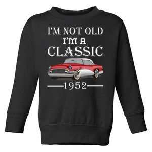 Personalize Birthday Year I'm not Old I'm a Classic Car Toddler Sweatshirt